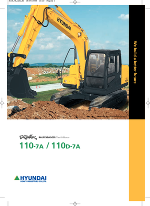 क्रॉलर एक्सकेवेटर Hyundai R 110 D-7 A