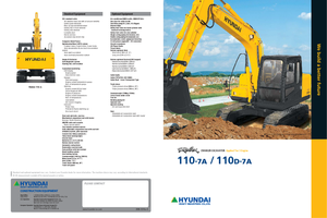 क्रॉलर एक्सकेवेटर Hyundai R 110 D-7 A
