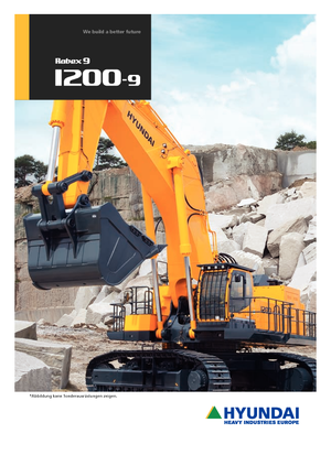 क्रॉलर एक्सकेवेटर Hyundai R 1200 LC-9 A