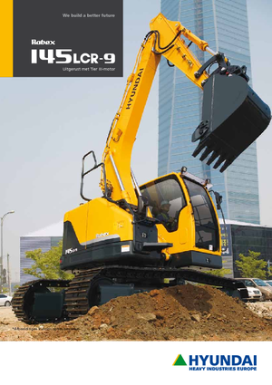 क्रॉलर एक्सकेवेटर Hyundai R 145 LCR 9