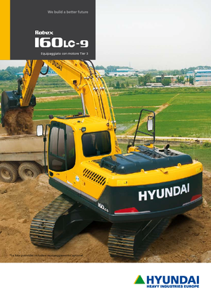 क्रॉलर एक्सकेवेटर Hyundai R 160 LC 9