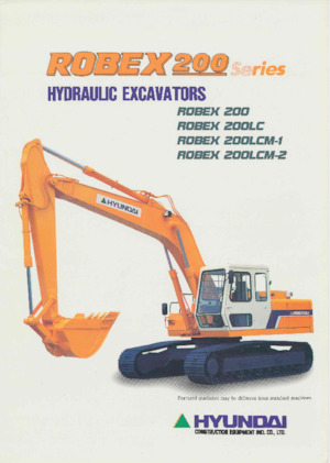 क्रॉलर एक्सकेवेटर Hyundai R 200