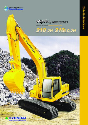 क्रॉलर एक्सकेवेटर Hyundai R 210LC-7H