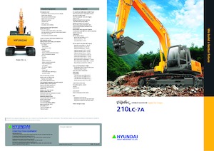 क्रॉलर एक्सकेवेटर Hyundai R 210 LC 7A