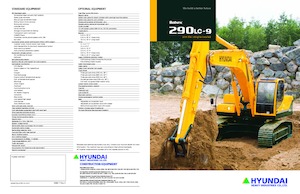 क्रॉलर एक्सकेवेटर Hyundai R 290 LC 9