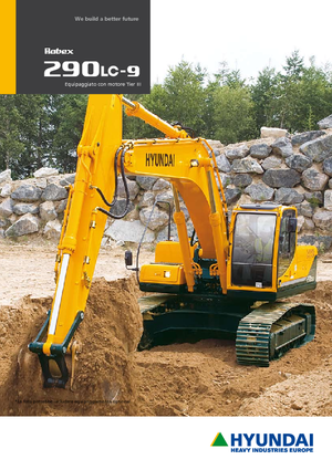 क्रॉलर एक्सकेवेटर Hyundai R 290 LC 9