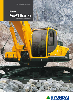 क्रॉलर एक्सकेवेटर Hyundai R 520 LC 9