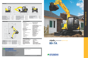 क्रॉलर एक्सकेवेटर Hyundai R 80-7 A