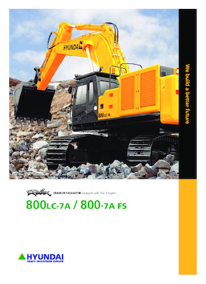 क्रॉलर एक्सकेवेटर Hyundai R 800-7A FS