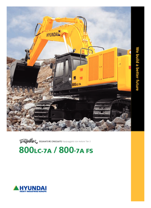 क्रॉलर एक्सकेवेटर Hyundai R 800 LC 7A
