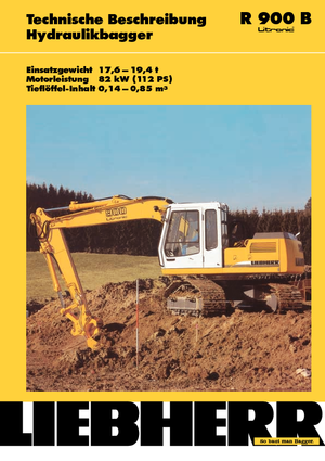क्रॉलर एक्सकेवेटर Liebherr R 900 B Litronic