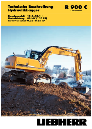 क्रॉलर एक्सकेवेटर Liebherr R 900 C Litronic