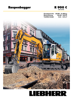 क्रॉलर एक्सकेवेटर Liebherr R 900 C Litronic