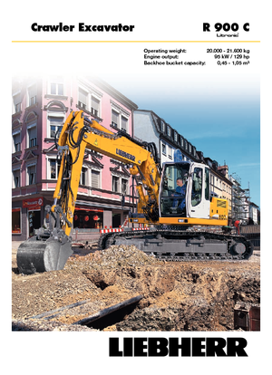 क्रॉलर एक्सकेवेटर Liebherr R 900 C Litronic
