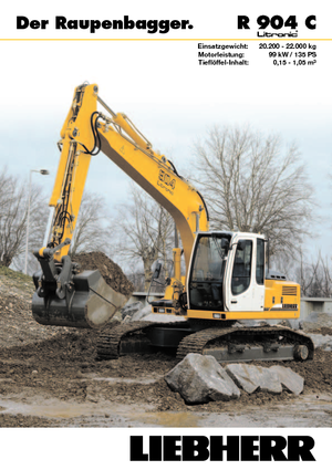क्रॉलर एक्सकेवेटर Liebherr R 904 C Litronic HDSL