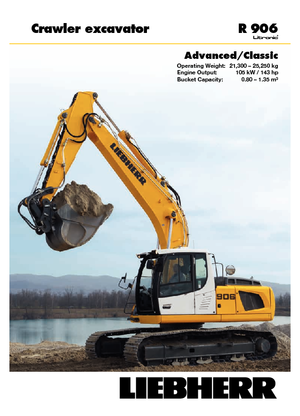 क्रॉलर एक्सकेवेटर Liebherr R 906 Classic