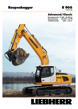 क्रॉलर एक्सकेवेटर Liebherr R 906 Advanced