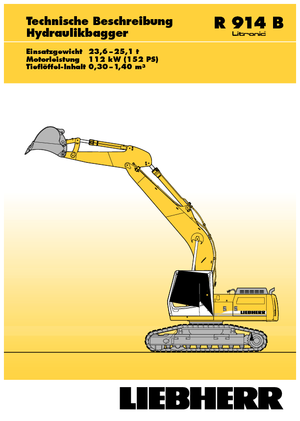 क्रॉलर एक्सकेवेटर Liebherr R 914 B Litronic HDSL