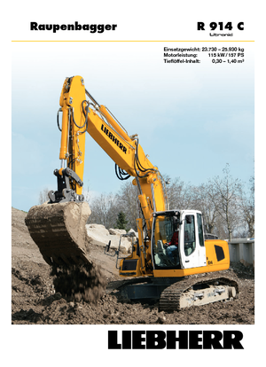 क्रॉलर एक्सकेवेटर Liebherr R 914 C Litronic HDSL
