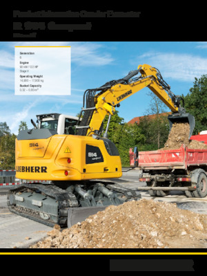 क्रॉलर एक्सकेवेटर Liebherr R 914 Compact Litronic 