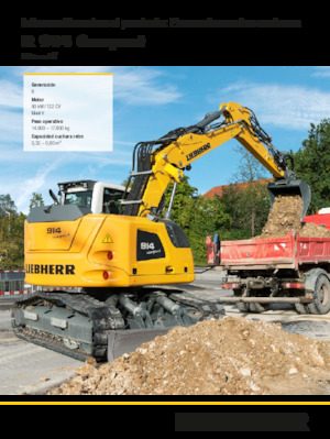 क्रॉलर एक्सकेवेटर Liebherr R 914 Compact Litronic 
