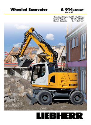 क्रॉलर एक्सकेवेटर Liebherr R 914 Compact Litronic