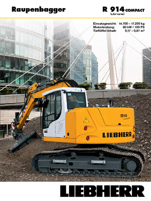 क्रॉलर एक्सकेवेटर Liebherr R 914 Compact Litronic