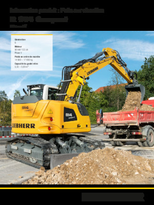 क्रॉलर एक्सकेवेटर Liebherr R 914 Compact Litronic 