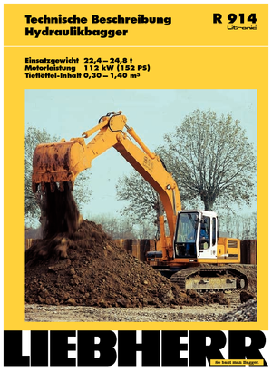 क्रॉलर एक्सकेवेटर Liebherr R 914 Litronic HD-SL