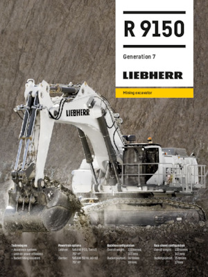 क्रॉलर एक्सकेवेटर Liebherr R 9150 G7
