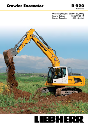 क्रॉलर एक्सकेवेटर Liebherr R 920