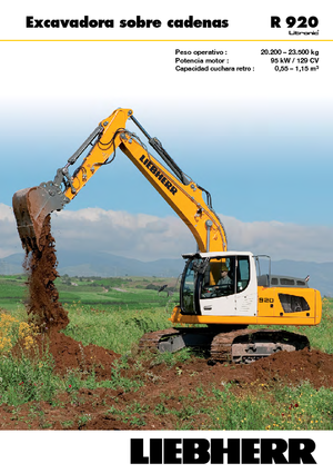 क्रॉलर एक्सकेवेटर Liebherr R 920