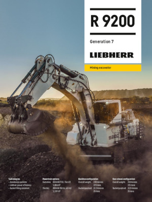 क्रॉलर एक्सकेवेटर Liebherr R 9200 G7