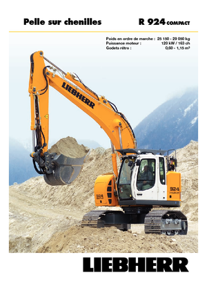क्रॉलर एक्सकेवेटर Liebherr R 924 Compact