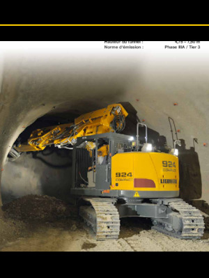 क्रॉलर एक्सकेवेटर Liebherr R 924 Compact Tunnel Litronic