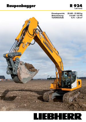 क्रॉलर एक्सकेवेटर Liebherr R 924