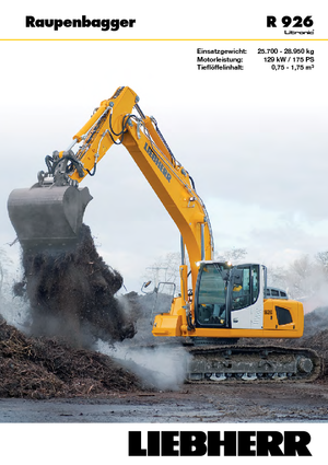 क्रॉलर एक्सकेवेटर Liebherr R 926