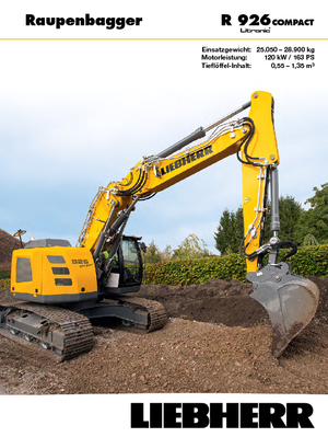 क्रॉलर एक्सकेवेटर Liebherr R 926