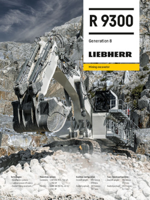 क्रॉलर एक्सकेवेटर Liebherr R 9300 G8