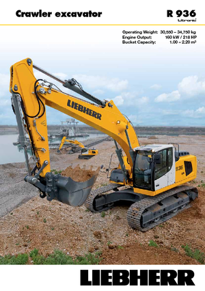 क्रॉलर एक्सकेवेटर Liebherr R 936