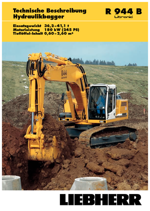 क्रॉलर एक्सकेवेटर Liebherr R 944 B Litronic HDS