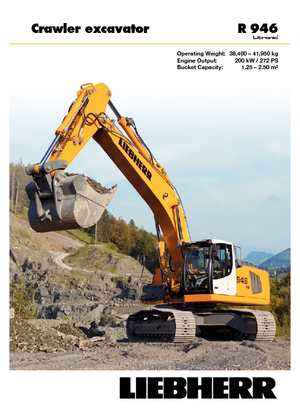 क्रॉलर एक्सकेवेटर Liebherr R 946