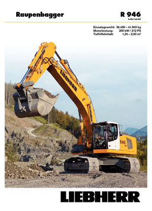 क्रॉलर एक्सकेवेटर Liebherr R 946