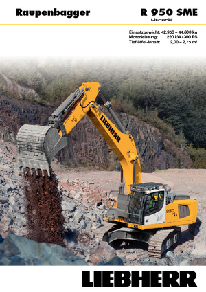 क्रॉलर एक्सकेवेटर Liebherr R 950 SME