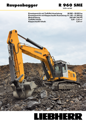 क्रॉलर एक्सकेवेटर Liebherr R 960 SME