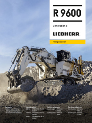 क्रॉलर एक्सकेवेटर Liebherr R 9600