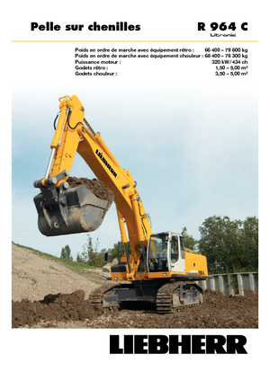 क्रॉलर एक्सकेवेटर Liebherr R 964 C Litronic