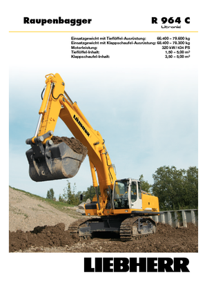 क्रॉलर एक्सकेवेटर Liebherr R 964 C Litronic