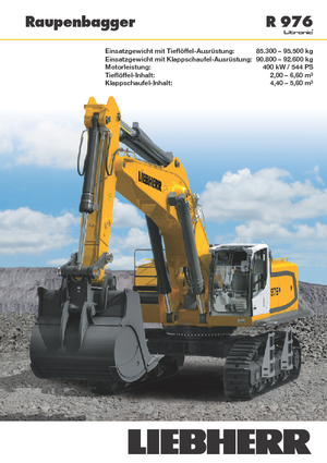 क्रॉलर एक्सकेवेटर Liebherr R 976