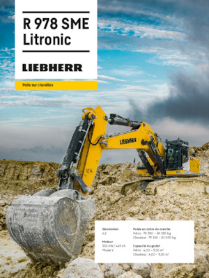 क्रॉलर एक्सकेवेटर Liebherr R 978 SME Litronic 